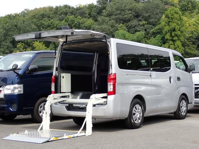 ＮＶ３５０キャラバンバン ロングＤＸ　和光工業パワーリフト付　昇降能力４００ｋｇ　エマージェンシーブレーキ　オートクロージャードア　荷室板張り　社外ナビ　バックカメラ　ＥＴＣ（1枚目）