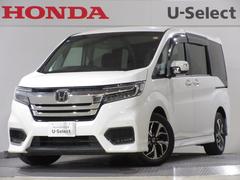 ステップワゴンスパーダ スパーダホンダセンシング 純正メモリーナビBluetoothETCRカメラワンオーナー 盗難防止 助手席エアバッグ ワンオーナ- Wパワスラ 記録簿有 リアオートエアコン 地デジ LEDライト 横滑り防止システム リアカメラ 中古車画像