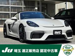 ポルシェ　７１８スパイダー　７１８スパイダー　スポーツクロノＰＫＧ　スポーツエグゾースト　純正ナビ