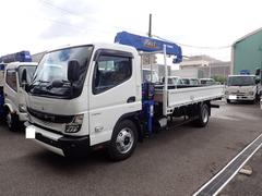 キャンター  フル液晶メーター ワイド超ロング タダノ 5段クレーン 中古車画像