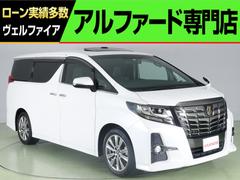 トヨタ　アルファード　２．５Ｓ　Ａパッケージ　タイプブラック　（禁煙）（特別仕様車）（衝突軽減）（追従クルコン）（サンルーフ）（実走行４０６９９ｋｍ）（純正１０型ナビ＆１２型後席モニター）ハーフレザー