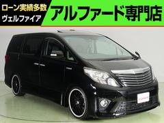 トヨタ　アルファードハイブリッド　ＳＲ　Ｃパッケージ　（４ＷＤ）（黒本革）（サンルーフ）（パノラミックスーパーライブサウンド）（８インチＨＤＤナビ）電動シート　シートヒーター