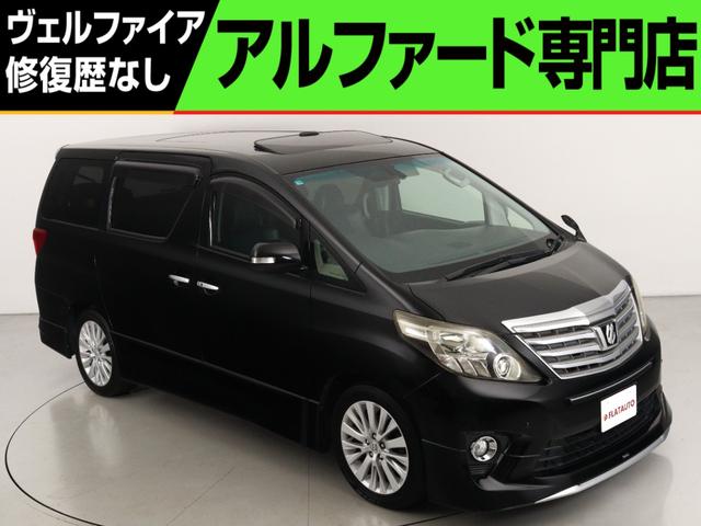 トヨタ アルファード ３５０Ｓ　Ｃパッケージ　（サンルーフ）（プレミアムサウンド）（モデリスタエアロカスタム）（黒本革電動シート）（リアエンターシステム）シートメモリ＆ヒーター　パワーバックドア