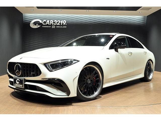 メルセデスＡＭＧ ＣＬＳクラス ＣＬＳ５３　４マチック＋　エディション１　ユーザー買取車　限定３０台　ローダウン　カシミアホワイトマグノ　カーボンインテリア　Ｃａｒｌｓｓｏｎ２１インチＡＷ　ローダウン　ブルメスターサウンド