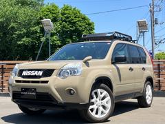 日産　エクストレイル　２０Ｘ　禁煙　ベージュ全塗装カスタム車　新品ルーフラック