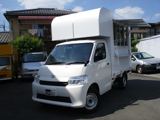 移動販売車　キッチンカー　８ナンバー加工車登録渡し ＢＯＸ部新規製作未使用　東京都対応２槽シンク　２００Ｌ給排水タンク