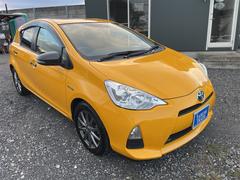 アクア G 車検9年3月迄/ナビ・TV・ETC/カーボンミラーカバー・ドアノブ/社外アルミホイール/バックカメラ装備/運転席・助手席シートヒーター 中古車画像