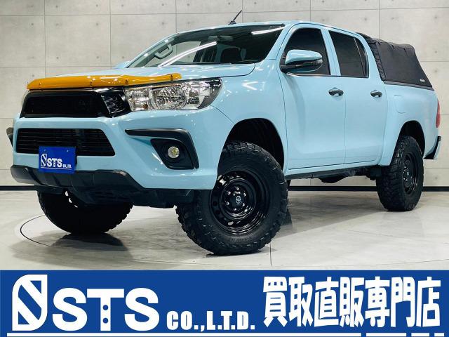 トヨタ ハイラックス X ワンオーナ ライトブルーラッピング