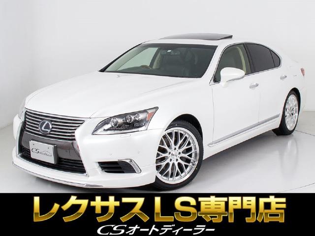 レクサス ＬＳ ＬＳ４６０　バージョンＣ　Ｉパッケージ　（新品２０アルミ）（新品タイヤ）（サンルーフ）（モデリスタエアロ）（三眼ＬＥＤヘッドライト）（プリクラッシュ）（レーダークルーズ）（ブラインドスポットモニター）（全画面ＳＤナビ）（黒本革）