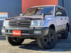 ランドクルーザー100 VX 4WD ドライブレコーダー ETC バックカメラ ナビ TV ヘッドライトウォッシャー アルミホイール キーレスエントリー 電動格納ミラー シートヒーター AT 盗難防止システム 衝突安全ボディ CD 中古車画像