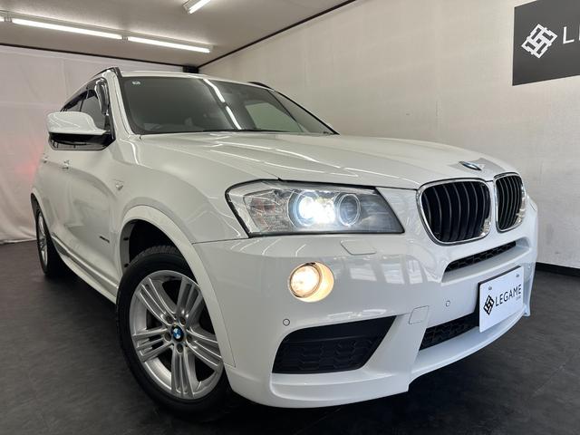 Ｘ３(BMW) ｘＤｒｉｖｅ　２０ｉ　Ｍスポーツ　純正ナビ　地デジＴＶ　Ｂカメラ　ミラーＥＴＣ　ドラレコ前後　純正１８ＡＷ　ハーフレザー　パワーシート　パワーバックドア　ＨＩＤヘッドライト　クルコン　ブラックルーフレール　禁煙車　記録簿　スペアキー 中古車画像