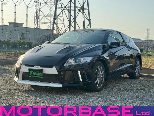 ホンダ ＣＲ－Ｚ αマスターレーベル　６速ＭＴ　社外エアロ　社外ボンネット　インターナビ・ＴＶ　バックカメラ　ハーフレザー　ディスチャージ　クルーズコントロール　社外１６インチＡＷ　スカッフイルミ　スマートキー　ＥＴＣ