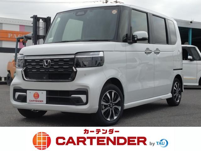 N-BOXカスタム コーディネートスタイル 12ヵ月走行無制限保証 ドライブレコーダー ETC バックカメラ 両側電動スライドドア ナビ TV クリアランスソナー オートクルーズコントロール レーンアシスト オートライト LEDヘッドランプ(1枚目)