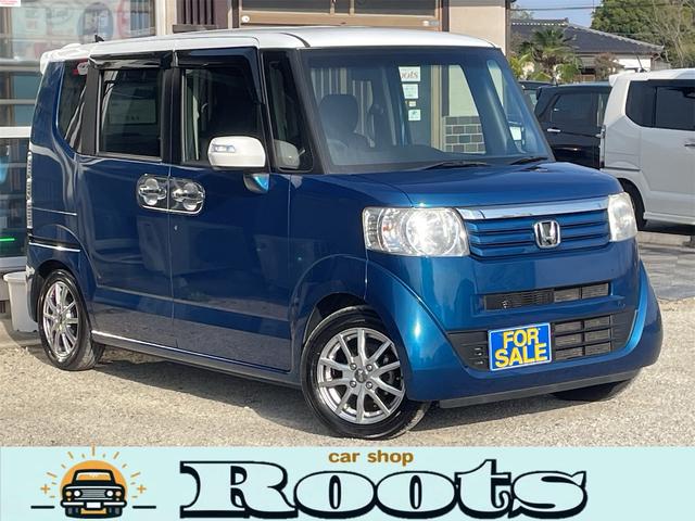 Ｎ−ＢＯＸ(ホンダ) ２トーンカラースタイル　Ｇ・Ｌパッケージ　両側パワースライド　ＴＥＩＮ車高調　フジツボマフラー　社外１４ＡＷ　バックカメラ 中古車画像