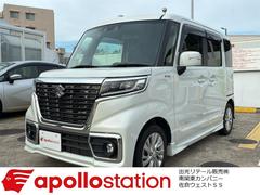 スペーシアカスタム ハイブリッド GS 両側スライド・片側電動 ナビ TV クリアランスソナー オートクルーズコントロール レーンアシスト 衝突被害軽減システム オートライト LEDヘッドランプ スマートキー 中古車画像