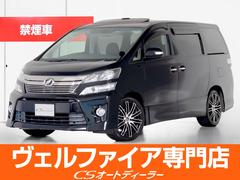 トヨタ　ヴェルファイア　２．４Ｚ　Ｇエディション　（禁煙車）（ツインサンルーフ）（黒本革）（後席モニター）両側電動スライドドア　パワーバックドア