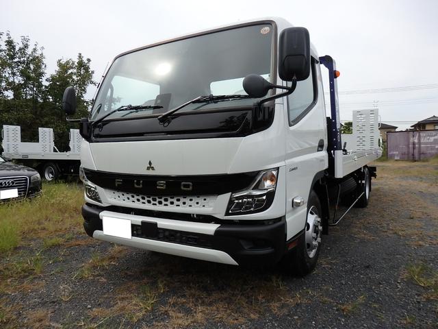 キャンター フラトップゼロ　積載３ｔ　ＡＴ車　ＮＥＷモデル　液晶メーター　左右アオリ開閉　ＮＥＷモデル　フル液晶ディスプレイ　純正バックモニター　ＬＥＤライト　衝突被害軽減ブレーキ　車線逸脱警報装置　メーカー保証継承付き　イージーアクセスキー（1枚目）
