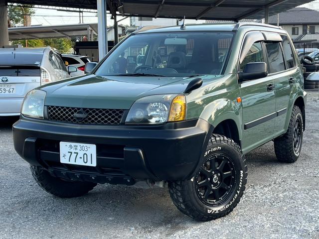 エクストレイル Ｓｔ　４ＷＤ　ＥＴＣ　サンルーフ　ナビ　ＨＩＤ　アルミホイール　キーレスエントリー　ＡＴ　衝突安全ボディ　ＡＢＳ　エアコン　パワーステアリング　パワーウィンドウ（1枚目）
