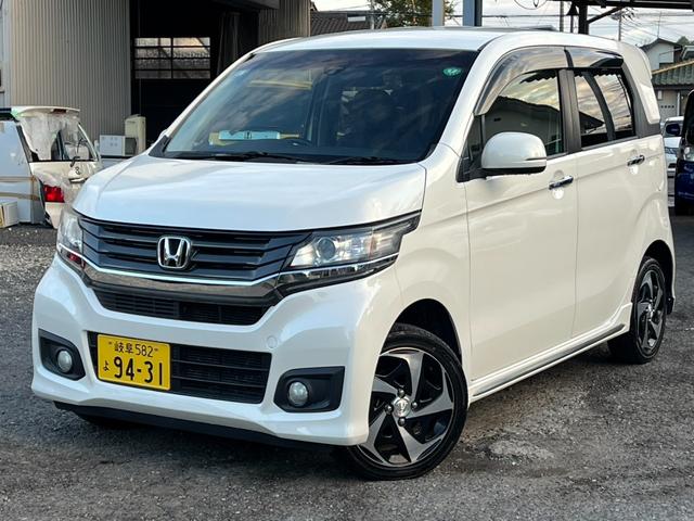 N−WGNカスタム(ホンダ) G・ターボパッケージ 4WD バックカメラ オートクルーズコントロール 衝突被害軽減システム オートライト HID スマートキー アイドリングストップ CVT 盗難防止システム ABS ESC CD USB 中古車画像