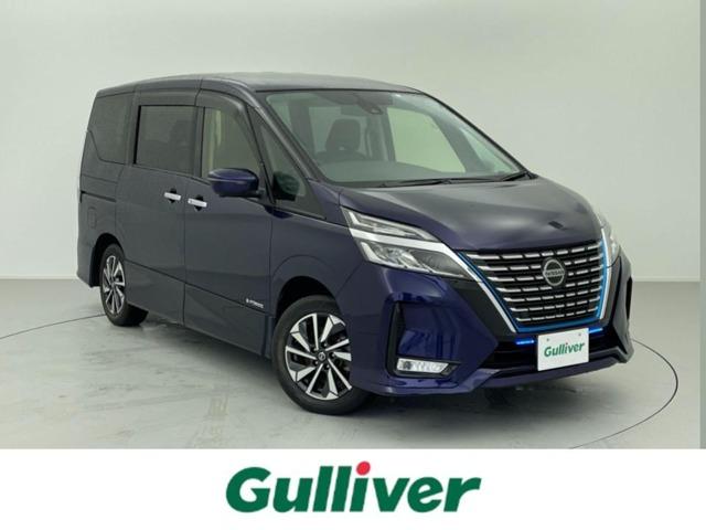 日産 セレナ ｅ－パワー　ハイウェイスターＶ　社外ナビ／フルセグＴＶ／全周囲カメラ／横滑り防止装置／コーナーセンサー／盗難防止装置／衝突被害軽減システム／レーダークルーズコントロール／パーキングアシスト／プッシュスタート／両側パワースライドドア