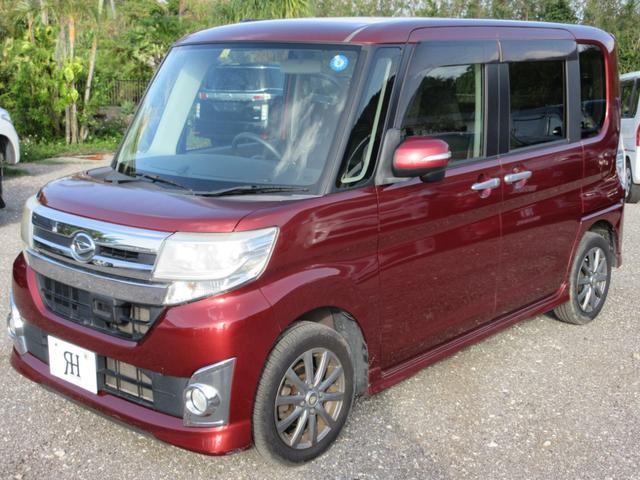 沖縄の中古車 ダイハツ タント 支払総額 45万円 リ済込 2013(平成25)年 13.5万km ファイアークォーツレッドメタリック