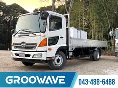 ヒノレンジャー アルミブロック 小平 6,210×2,160 3方開 床フック5対 センタースタンション1ケ 走行38千km 車検付 積載4t F6 6速 マニュアル 平ボディー アルミアオリ アルミ平 ETC1.0 中古車画像