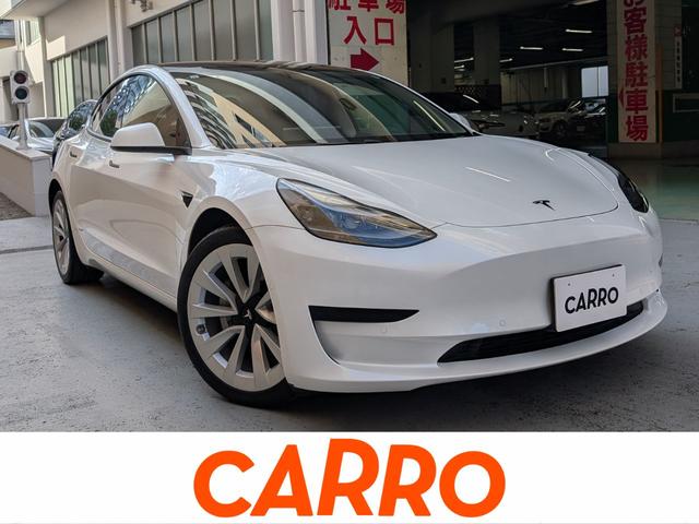 モデル３(テスラ) スタンダードレンジプラス　黒内装　ブラックレザー　クリアランスソナー　バックカメラ　サイドカメラ　ナビ　アルミホイール　サンルーフ　ＡＴ　パワーシート　Ｂｌｕｅｔｏｏｔｈ　エアコン　パワーウィンドウ 中古車画像