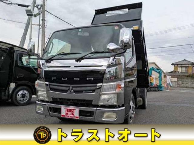 　３．０／３ｔ／積載量３，０００ｋｇ／ディーゼルターボ／ＡＴ／フルフラットロー／ダンプ／全塗装済／整備点検付／点検記録簿付／保証有／ＥＴＣ／バックカメラ／フック左右各５／Ｂｌｕｅｔｏｏｔｈ