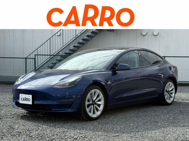 モデル３(テスラ) ロングレンジ　ＡＴＯＭ　純正ナビ　Ｂ／Ｓカメラ　シートヒーター　レザーシート　ドラレコ　ＥＴＣ　ＬＥＤヘッドライト　ガラスルーフ　ＰＷトランク　クリアランスソナー 中古車画像