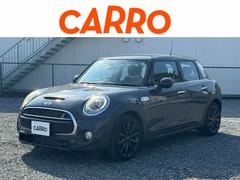 MINI クーパーS 純正ナビ JCWステアリング パドルシフト クルコン スポーツモード BT USB AUX ETC LEDヘッドライト F/Rドラレコ ブラックアルミ 中古車画像