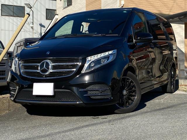Ｖ２２０ｄ　スポーツ　ロング　サンルーフ　禁煙車　革シート　パワーシート　パワーウィンドウ　Ｂｌｕｅｔｏｏｔｈ接続　全方位モニター　パワーステアリング　パワーウィンドウ