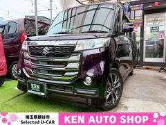 スペーシアカスタムZ ターボ 1年保証 両側パワスラ レーダーブレーキ 横滑り防止機能 シートヒーター クルーズコントロール テレビ ナビ ETC Bluetooth 15インチアルミホイール バックカメラ 車線逸脱警報 中古車画像