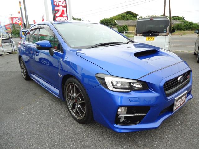 ＷＲＸ ＳＴＩ タイプＳ　純正ナビ　フルセグ　ドラレコ　バックカメラ　ＥＴＣ　社外マフラー　ハーフレザーシート　ＬＥＤヘッドライト　タイミングベルト交換済み（1枚目）