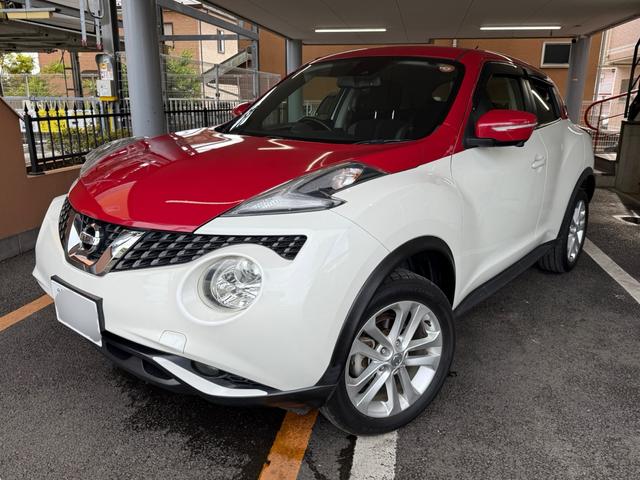 ジューク(日産) １５ＲＸ　Ｖセレクション　パーソナライゼーション　弊社ラッピング施行車両！　有名店価格の半値以下施工中！　純正ナビ　ＤＴＶ　アラウンドビューモニタ　ＥＴＣ　キーレス　プッシュスタート 中古車画像