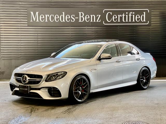 メルセデスＡＭＧ Ｅクラス Ｅ６３　Ｓ　４マチック＋　パノラミックスライディングルーフ／エクスクルーシブパッケージ／３６０度カメラシステム／メモリ付きパワーシート／ブルメスターサウンドシステム／Ｂｌｕｅｔｏｏｔｈ接続／電動ランバーサポート／アンビエントラ