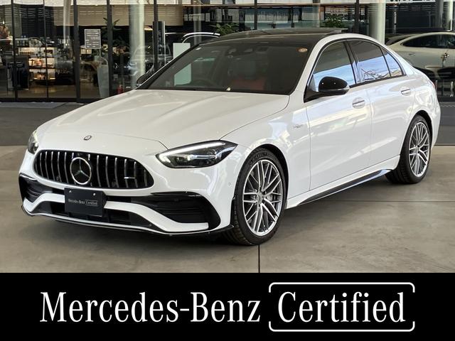Ｃクラス(AMG) Ｃ４３　４マチック　ワンオーナー　パノラマ　黒本革　３６０°カメラ　アンビエントライト 中古車画像