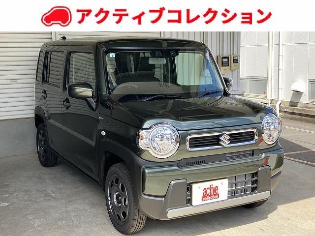 ハスラー ハイブリッドＧ　Ｓエネチャージ　軽減ブレーキ　ダブルエアバック　フリーキー　シートヒーター付　車線逸脱警報システム　アクティブクルーズコントロール　スマートキ　セキュリティ　ＡＣ　サイドエアバック　パワーウインド（1枚目）