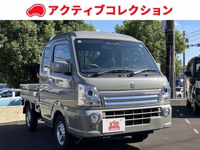 スーパーキャリイ Ｘ　届出済未使用車　４ＷＤ車　両席エアバッグ　パワーウインドー　パワーステアリング　禁煙車　マニュアルエアコン　エアＢ　キーレスエントリーシステム　衝突回避ブレーキ　ＶＳＡ（1枚目）