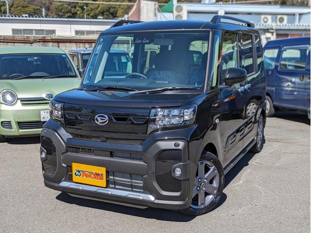 タント(ダイハツ) ファンクロスターボ　届出済未使用車　バックカメラ　ブレーキサポート　シートヒーター　スマートキー　プッシュ 中古車画像