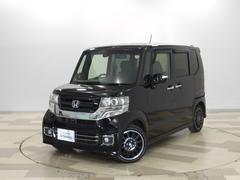 N-BOXカスタム GターボSSブラックスタイルパッケージ 禁煙ワンオーナー ターボ 8INナビ リアカメラ 両側電動スライドドア 前席シートヒーター HIDライト ETC Bluetooth接続 CD DVD フルセグTV サイドカーテンエアバッグ ナビTV 中古車画像