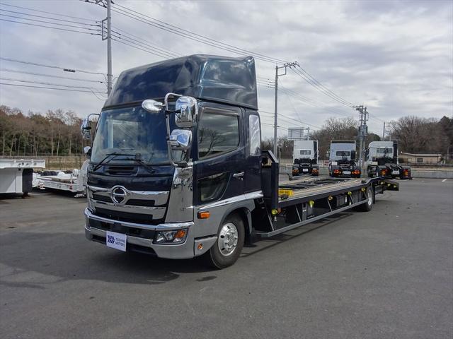 日野 ヒノレンジャー 車輌運搬車　ハイルーフ　ラジコン　歩み板