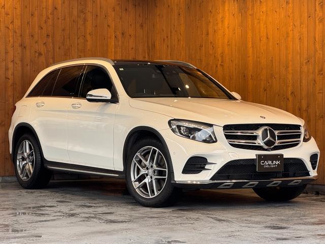 GLC(メルセデス・ベンツ) GLC250 4マチックスポーツ(本革仕様) パノラミックスライディングルーフ 黒本革シート シートヒーター レーダーセーフティーPKG ACC BSM ナビ TV 全周囲カメラ 純正19インチAW キーレスゴー 1オーナー 禁煙 中古車画像
