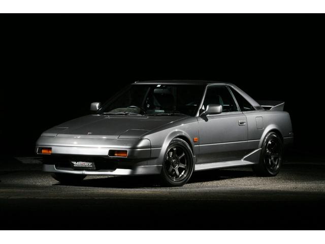 トヨタ ＭＲ２ Ｇ　スーパーチャージャー　後期　ノーマルルーフ　スーパーチャージャー　ＯＨ済エンジン搭載　タイミングベルト交換済み　クラッチ交換済み　ＴＢＳプーリー　フルタップ式車高調　ＲＡＹ’Ｓ１５ｉｎｃ　フジツボマフラー　リフレッシュ施工