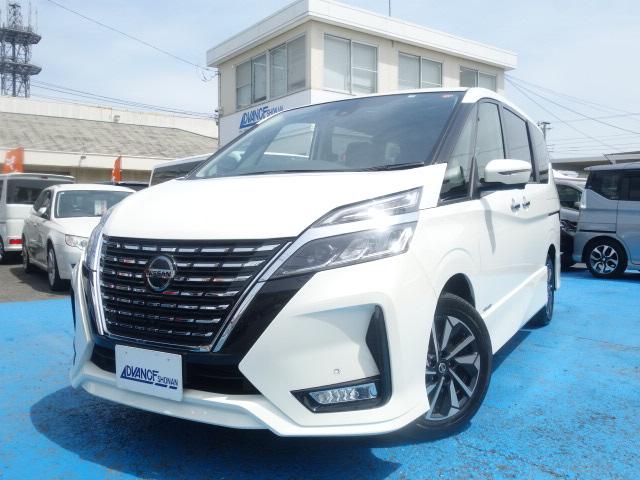 日産 セレナ ハイウェイスターＶ　禁煙車　プロパイロット　アラウンドビューモニター　社外ＳＤナビ　バックカメラ　ＥＴＣ　スマートキー　デジタルインナーミラー　ブラインドスポットモニター　両側パワースライドドア　ＬＥＤヘッドライト