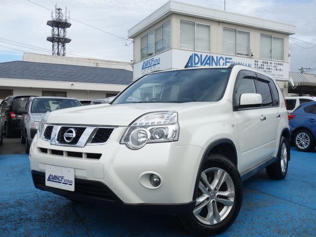 エクストレイル 　禁煙車　４ＷＤ　純正ＨＤＤナビ　フルセグ　ＣＤ　ＤＶＤ　Ｂｌｕｅｔｏｏｔｈ接続　ＭＳＶ　ＥＴＣ　バックカメラ　左サイドカメラ　スマートキー　シートヒーター　オートライト　ＨＩＤヘッドライト　純正アルミ（1枚目）