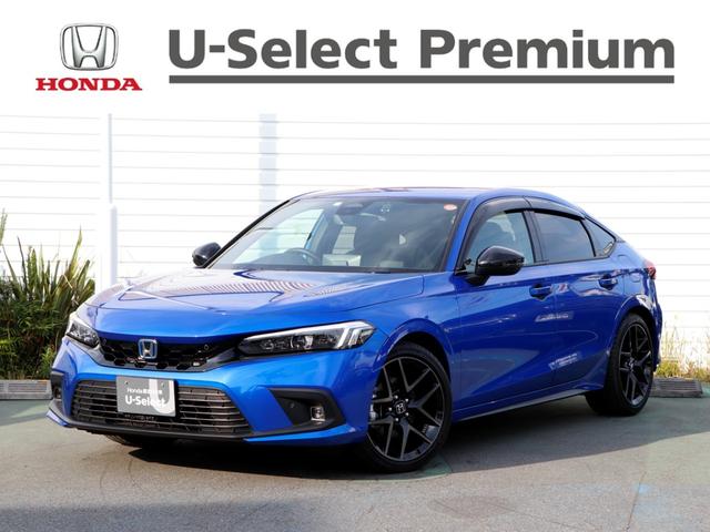 シビック(ホンダ) ｅ：ＨＥＶ　ＣＯＮＮＥＣＴナビ　前後ドライブレコーダー　シートヒーター　ＥＴＣ２．０　ＢＯＳＥプレミアムサウンド　Ｑｉ充電器　１オーナー　アダプティブクルコン　盗難防止システム　レーンアシスト　地デジフルセグ 中古車画像