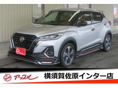 日産　キックス　Ｘ　ツートーンインテリアエディション　ワンオーナー　ＢＵＳＯＵエアロ