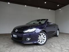 ゴルフカブリオレ ベースグレード 記録簿/本革/ナビ地デジ/Bluetooth/バックカメラ/ドライブレコーダー/HID/ETC/キーレス/クルーズコントロール/シートヒーター/パドルシフト/オートライト/電動オープン/17AW/ 中古車画像