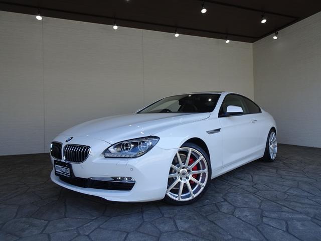 6シリーズ（BMW）６４０ｉクーペ　禁煙車／記録簿／本革／サンルーフ／ＣＬＵＢＬＩＮＥＡ２０ＡＷ／オリジナルレッドキャリパー／ナビ地デジ／Ｂｌｕｅｔｏｏｔｈ／Ｂカメラ／ドラレコ／ＬＥＤ／スペアキー／クルコン／シートヒーター／パドルシフト 中古車画像