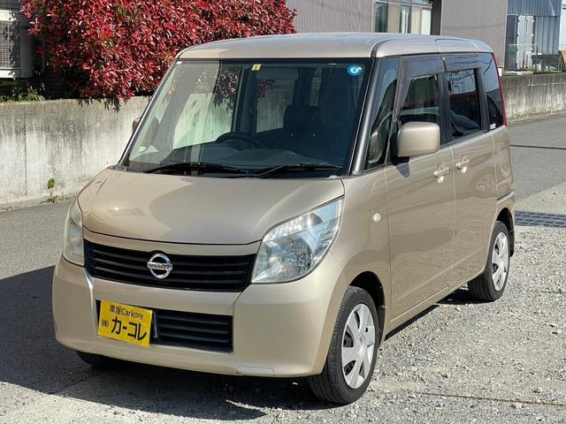 日産 ルークス Ｇ　ＥＴＣ　両側スライド・片側電動　ナビ　ＴＶ　スマートキー　電格ミラー　ベンチシート　フルフラット　ＣＶＴ　盗難防止　ＡＢＳ　ＳＲＳ　ＣＤ　ＤＶＤ再生　衝突安全ボディ　エアコン　パワステ　Ｔチェーン